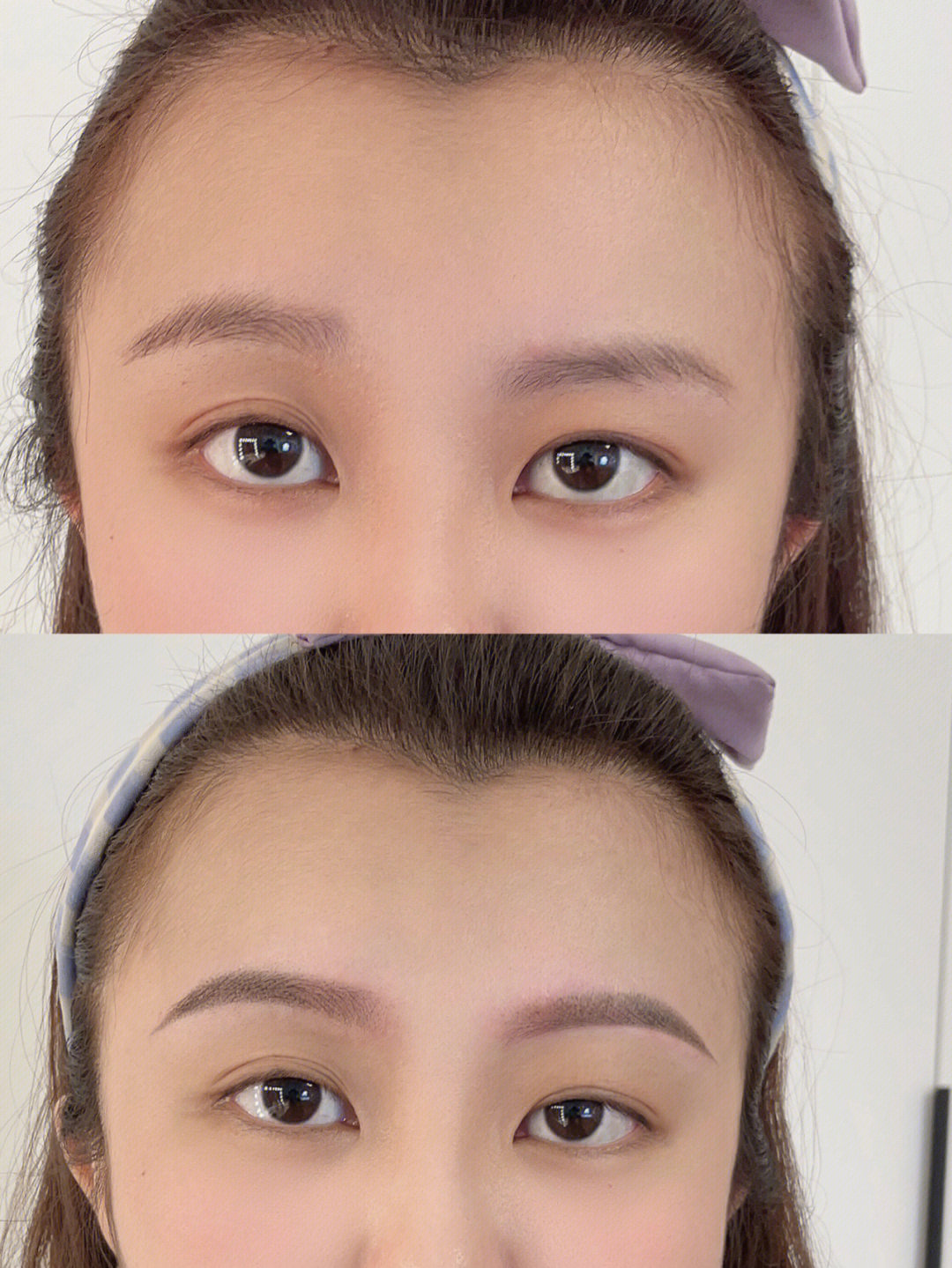 韩式半永久化妆师联盟做一对成功的眉毛，整脸协调就是美